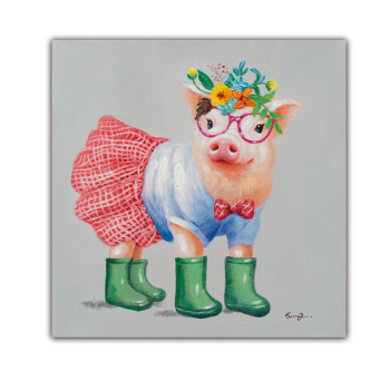 Animal Painting Design Modern Wall Art Handmade Oil Painting Print Pictures For Living Room