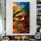 islamic wall art canvas painting seven wall arts women pictures paintings for living room muslim decorations for home