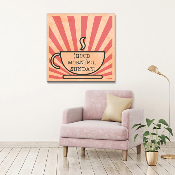 Home decor canvas art painting set modern wall decorative printed pictures beautiful painting by number coffee cup