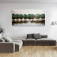 Home Decor Hand Made oil painting Natural scenery, woods green