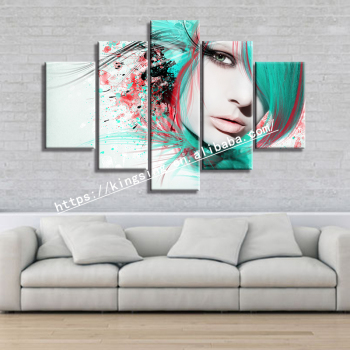 Unique design artistic beauty canvas print painting ideas design printing canvas decorative painting