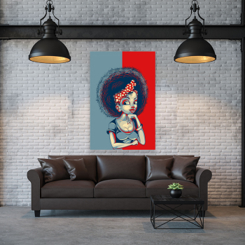 Hot sale factory wholesale custom character women painting color european style printing canvas oil painting