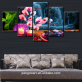 5 Pieces HD Hot Flowers Painting For Home Wall Art Decor Artwork Draw Modern Decorative Living Room Unframed Painting