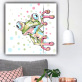 Summer fresh wall art custom design cartoon cute frog photo picture print canvas oil painting