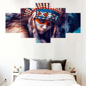 Unique design featured indigenous beauty women interior decoration modern canvas printing