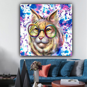 Animal Wall Art Canvas Painting For Living Room Decor Nordic Posters And Prints Wall Pictures