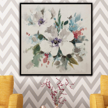Wholesale Custom Home Flowers in full bloom  Painting  Handmade Oil Painting  for home decor