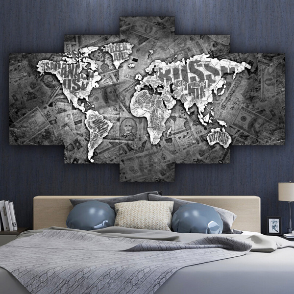 Modern Oil Painting Five Collections of Oil Painting Assembly Painting Stone on canvas For Home Decor