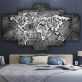 Modern Oil Painting Five Collections of Oil Painting Assembly Painting Stone on canvas For Home Decor