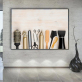 Modern Art Hair Salon Still Life Canvas Print Painting, Living Room Decoration Painting, Canvas Decoration Wall Painting