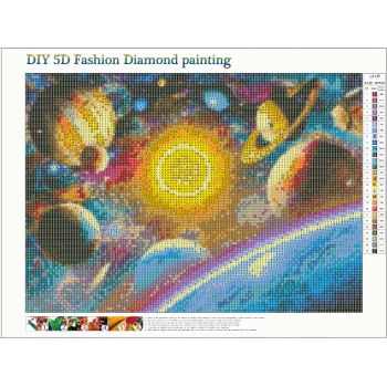 Custom Galaxie AB Round Crystal Rhinestones Diamond Painting 5D full drill Painting of A Diamond for adult