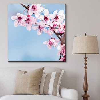 Flower Painting Printed Canvas Wall Art Poster Pictures paintings of peach blossom