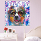 Hot selling popular wholesale custom color puppy picture print original product oil painting
