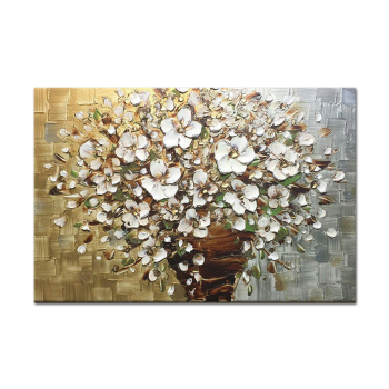 Abstract Canvas Knife Flower Oil Painting Decoration Modern Art 1pcs Handmade Large Wall Pictures For Living Room No Framed Abstract Canvas Knife Flower Oil Painting Decoration Modern Art 1pcs Handmade Large Wall Pictures For Living Room No Framed