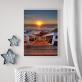 Benutzerdefinierte Leinwand Wandkunst 5D Diy Crystal Homfun Diamond Painting Set Seascape Sunset Diamond Paint by Number für Amazon