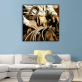 Large canvas modern west cowboy countryside art painting, hotel restaurant decorative digital printed wall art painting decor