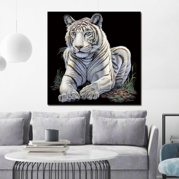 Tiger Canvas Painting Posters and Prints Animals Wall Art Pictures for Living Room Decor Unframed