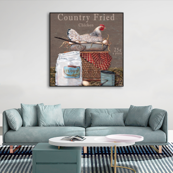 Top grade country site village design canvas printing, customized digital photography printing modern painting pictures