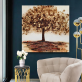 Art peinture abstraite arbres peints à la main peinture à l'huile mur Art photo arbre de vie peinture toile moderne décoration de la maison