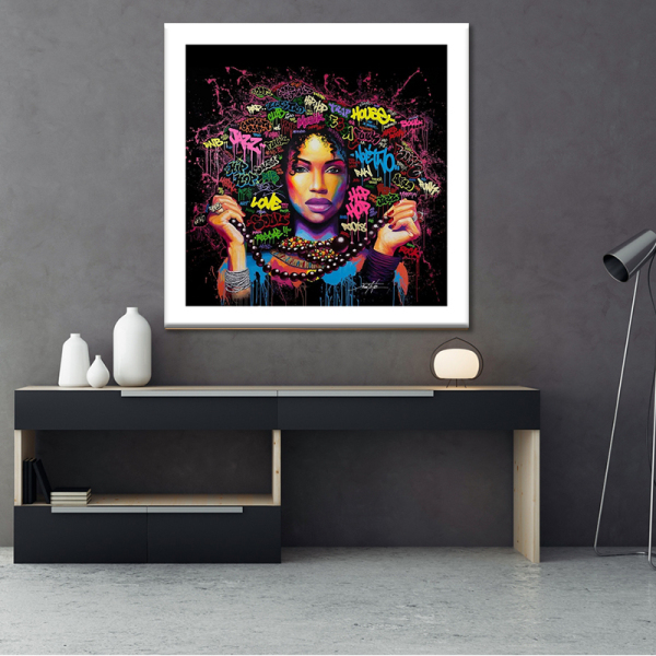Custom order wholesale wall decor canvas painting, frameless africa art home art prints painting