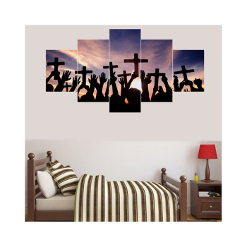 Newest selling hadow of the cross design canvas print painting custom printed canvas painting Newest selling hadow of the cross design canvas print painting custom printed canvas painting