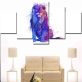 canvas paintings unframed Abstract printed painting of world map for wall art decoration