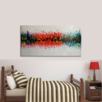 handmade oil  painting Thick texture meditation for home decorate