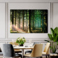 Home decoration spring scenic tree design printed painting, trendy style high definition canvas wall painting