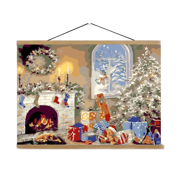 Digital oil painting manual color filling diy production