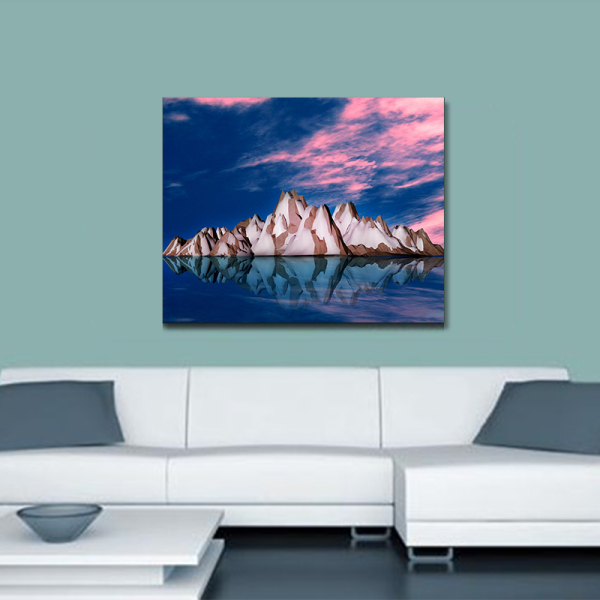 Canvas Painting Digital Painting mountain picture landscape oil painting for Living Room Decor