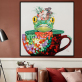 Top Artist Hand-painted High Quality Kinds of Animal Oil Painting on Canvas frog in the cup Oil Painting Picture for Wall