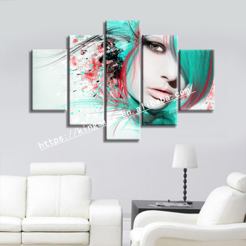Unique design artistic beauty canvas print painting ideas design printing canvas decorative painting