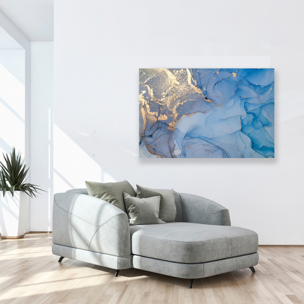 High sale wholesale oil painting home decoration blue abstract oil painting living room wall decoration painting