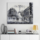 Artise draw pictures painting on canvas modular art paintings on the wall posters and prints home decoration black and white