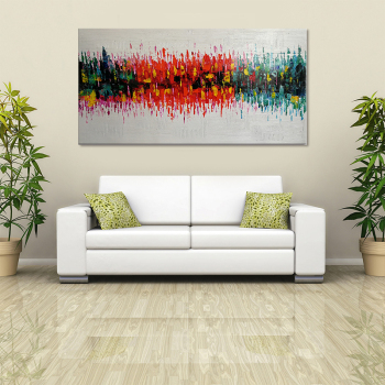 handmade oil  painting Thick texture meditation for home decorate
