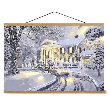 Framed Canvas Painting By Numbers Christmas Gift For Children Figure Photo By Number canvas painting