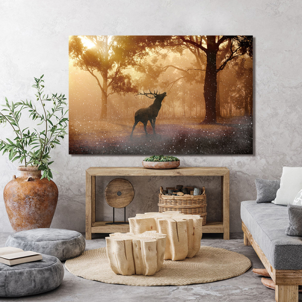 Canvas Art Wall Painting Decorative Animal Deer Modular Picture For Living Room Home Decor Wall Art Paints Unframed