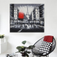 London City Diy Painting By Numbers Ship Sailing Oil Painting On Canvas Beach Cuadros Decoracion Acrylic Scenery Wall Art