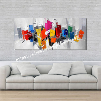 Newest Handmade Thickness Canvas Oil Painting Modern Abstract Unframed Canvas Wall Art Painting For Home Decor