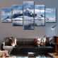 the full of ice mountain of 5 printed painting art wall decoration HD picture