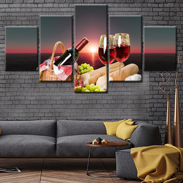 Trendy style leisure and sea view modern canvas print painting ideas design canvas print painting