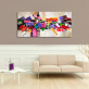 Latest product splash art painting handmade oil painting living room decor