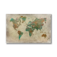 Modern canvas wall art prints painting map picture house decoration painting