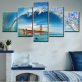 High quality art paintings print bridge under the waves theme print  oil  painting