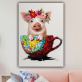 Handmade Oil Paintings 3D Colourful Abstract Panting Animal Canvas Wall Art For Home Decor