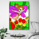 New arrival fairy canvas acrylic painting, painting by numbers for children, coloring diy oil painting by numbers kit