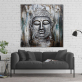 2018 new design Hand-paint Canvas Buddha oil Painting Decor Art Modern in China
