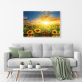 Custom canvas print Picture, Nature Scenery Painting for Adults, Sunflower Print oil painting