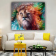 Hot sale OEM Lion Picture Living Room Sofa Background Decorative Painting Printed Canvas Oil Painting