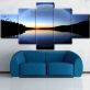 modern 5 panels custom canvas prints photo printing canvas